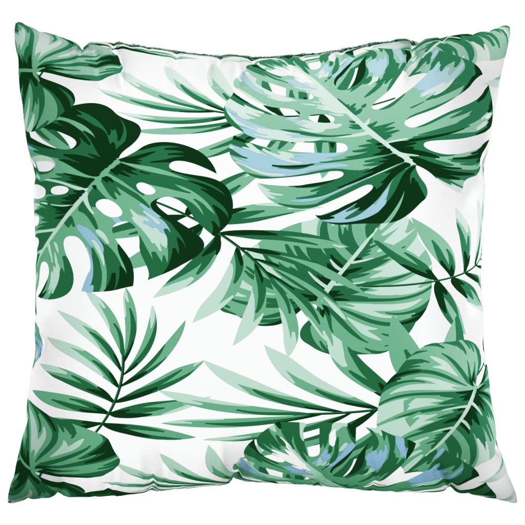 Vidaxl Sofa Puder 4 stk. Bladmønster 50x50 cm stof