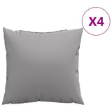 Vidaxx Sofa Puder 4 PCS 60x60 cm Stof grå