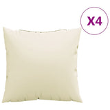 Vidaxx Sofa Puder 4 PCS 60x60 cm stofcreme-farvet