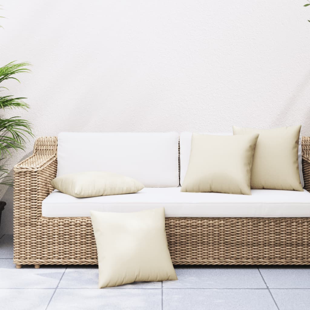 Vidaxx Sofa Puder 4 PCS 60x60 cm stofcreme-farvet