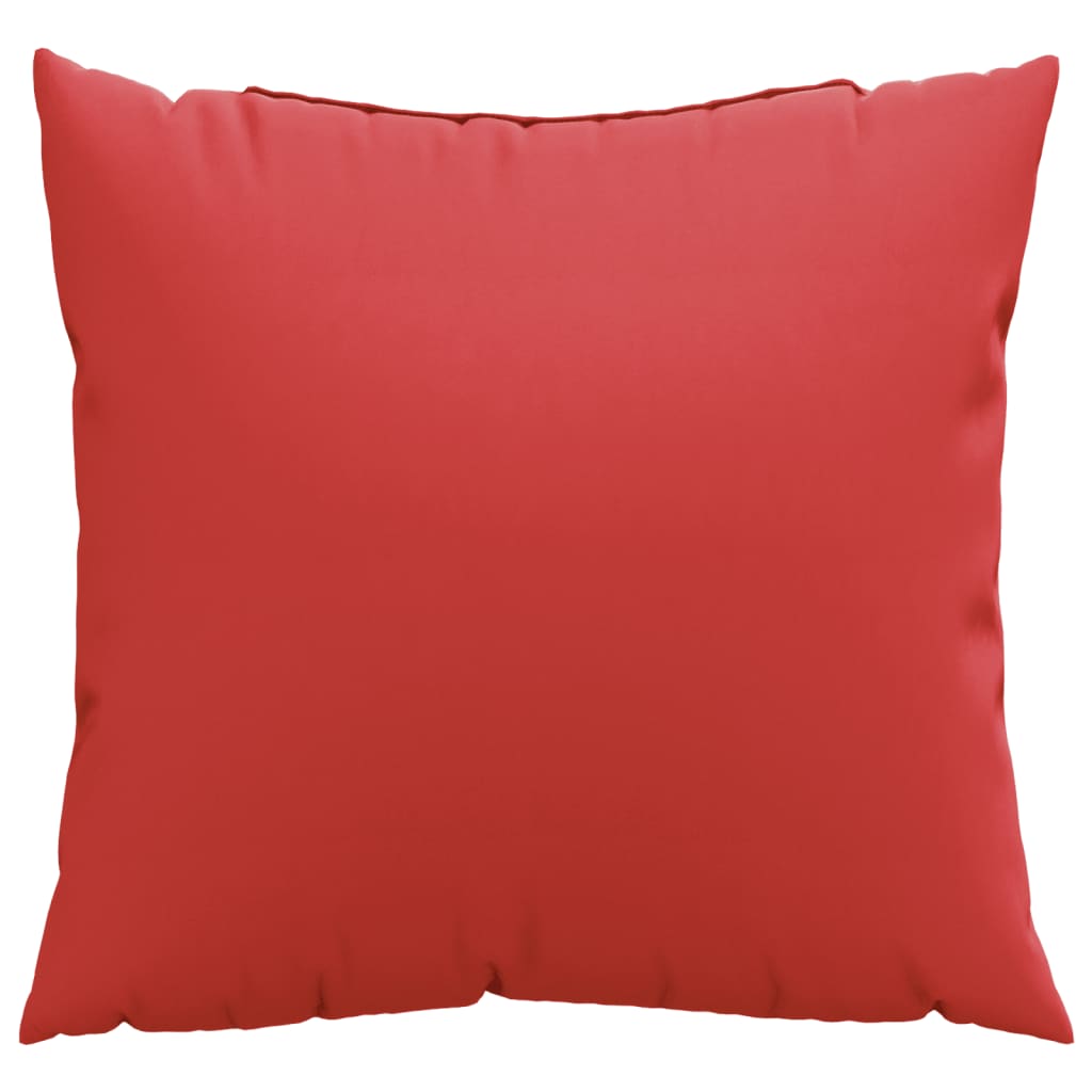 Vidaxl Sofa Puder 4 PCS 60x60 cm stof rød