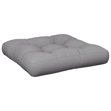 Vidaxl Palle Pushion 50x50x12 cm stof grå