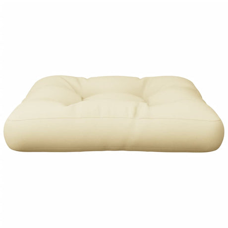 Vidaxl Palle Pushion 50x50x12 cm stofcreme-farvet