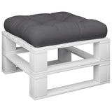 VIDAXX PALLET PUSHION 60x60x12 cm stof Anthracite