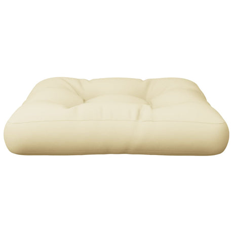 Vidaxl Pallet Pushion 60x60x12 cm stofcreme-farvet