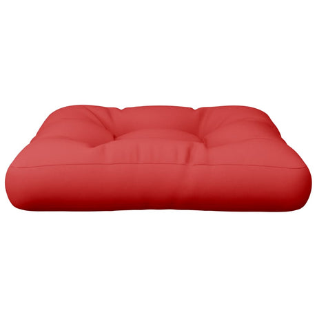 Vidaxl Palletpude 60x60x12 cm stof rød