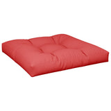 Vidaxl Palletpude 70x70x12 cm stof rød