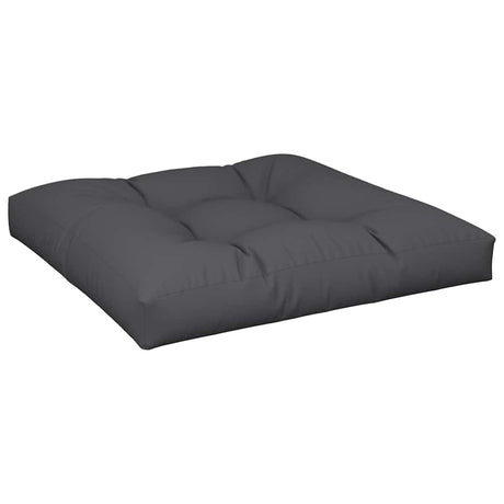 Vidaxl Palletpude 70x70x12 cm stof sort