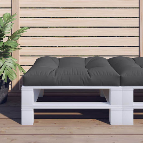 Vidaxl Palletpude 70x70x12 cm stof sort