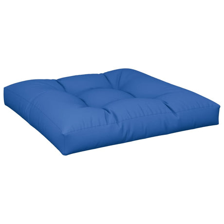 VidaXL pallepude 70x70x12 cm stof kongeblå