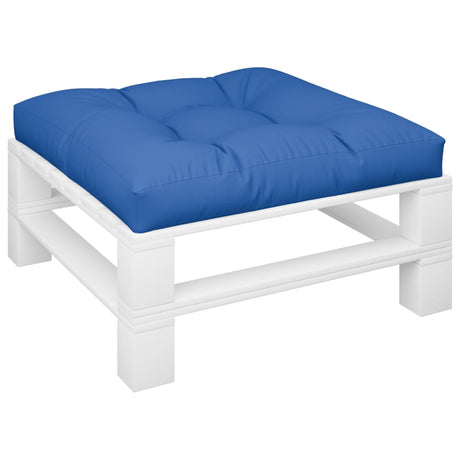 VidaXL pallepude 70x70x12 cm stof kongeblå