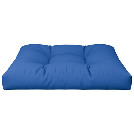 VidaXL pallepude 70x70x12 cm stof kongeblå