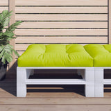 Vidaxl Palletpude 70x70x12 cm stof lysegrøn