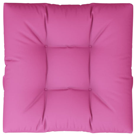 VidaXL pallepude 70x70x12 cm stof pink