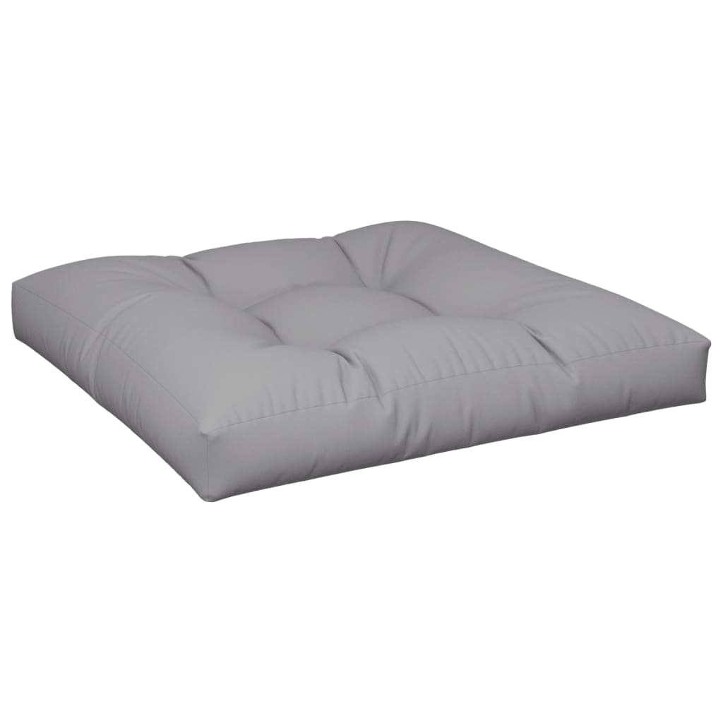 Vidaxl Palle Pushion 80x80x12 cm stof grå