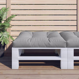 Vidaxl Palle Pushion 80x80x12 cm stof grå