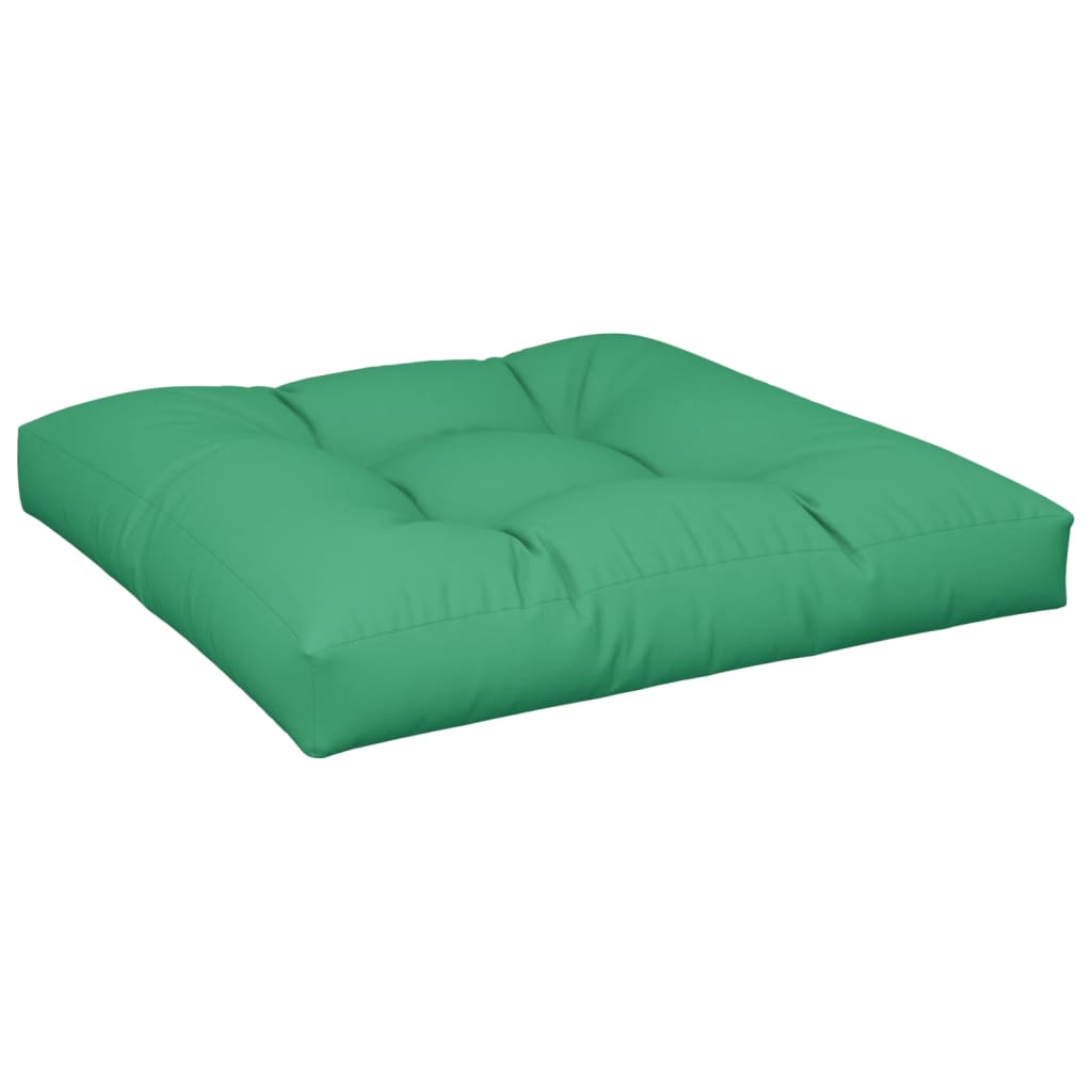 Vidaxl Pallet Pushion 80x80x12 cm stofgrøn