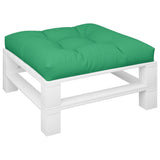 Vidaxl Pallet Pushion 80x80x12 cm stofgrøn