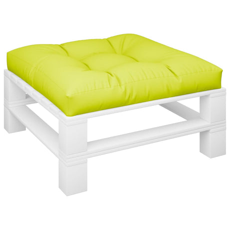 VIDAXX PALLET PUSHION 80x80x12 cm stof lysegrøn