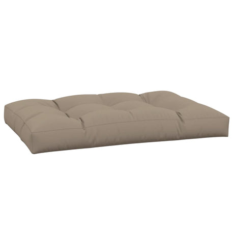 Vidaxl Pallet Pushion 120x80x12 cm stof taupe