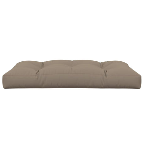 Vidaxl Pallet Pushion 120x80x12 cm stof taupe