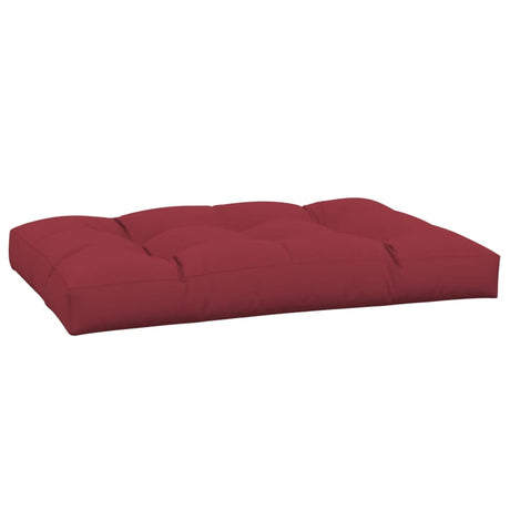 Vidaxl palletkussen 120 x 80 x 12 cm stof wijnrood