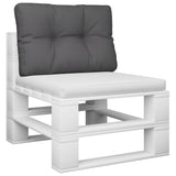 VIDAXX PALLET PUSHION 50x40x12 cm stof Anthracite