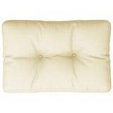 Vidaxl Palle Pushion 50x40x12 cm stofcreme-farvet