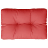 Vidaxl Palletpude 50x40x12 cm stof rød