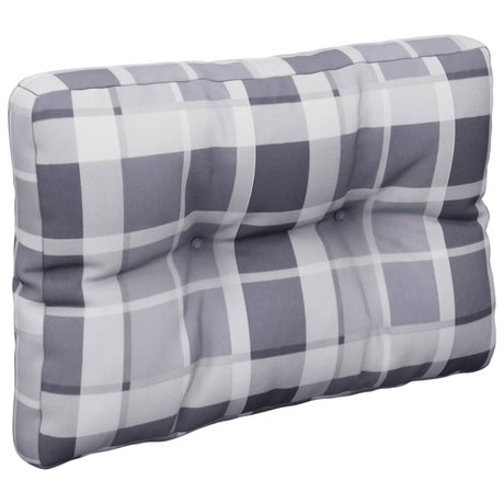 Vidaxx Pallet Pushion 50x40x12 cm Stof Diamond Mønster Grå