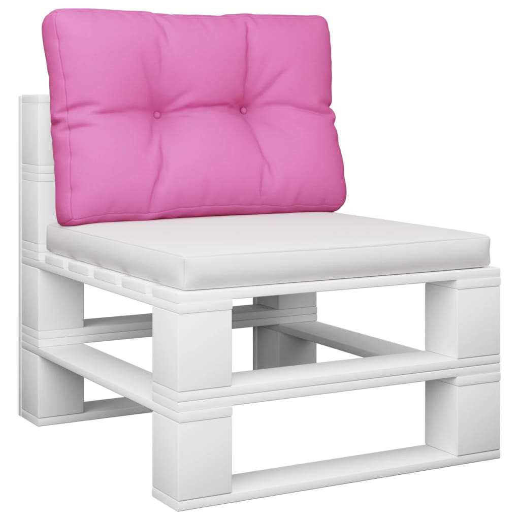 Vidaxl Pallet Pushion 50x40x12 cm stofrosa
