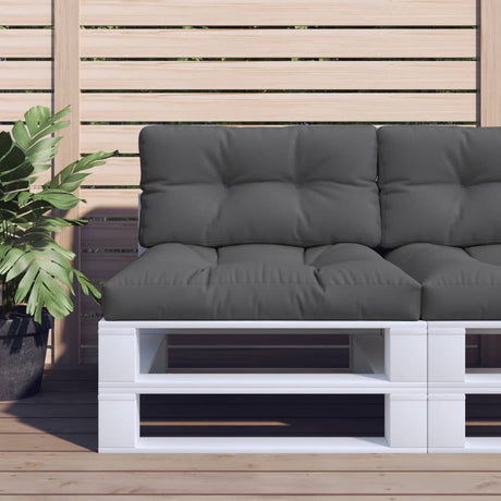 VIDAXX PALLET PUSHION 70x40x12 cm stof Anthracite