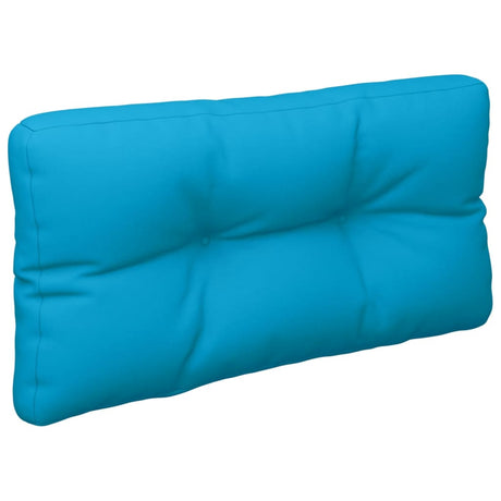 Vidaxl Palletpude 70x40x12 cm Stof lyseblå