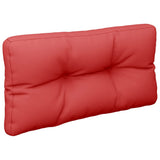 Vidaxl Palle Pushion 70x40x12 cm stof rød
