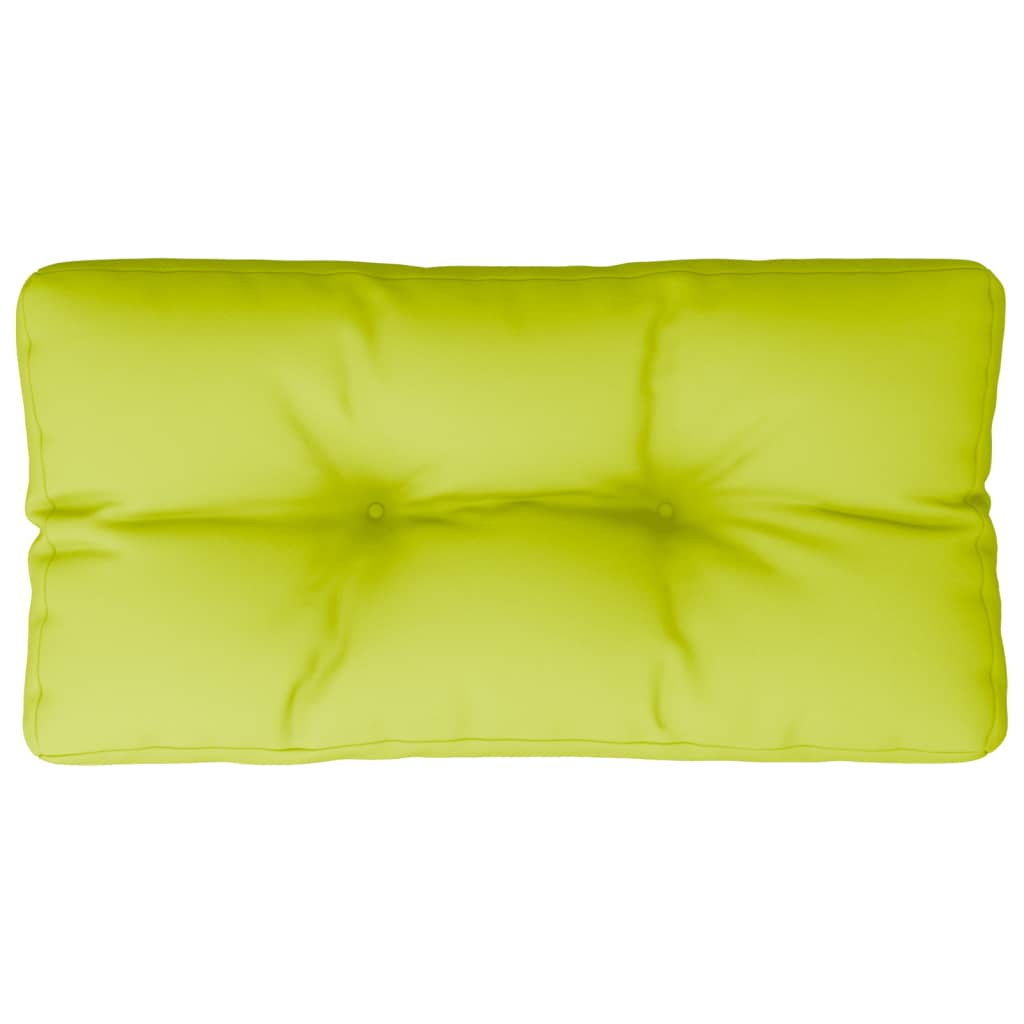 Vidaxl Palletpude 70x40x12 cm stof lysegrøn