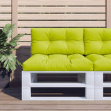 Vidaxl Palletpude 70x40x12 cm stof lysegrøn
