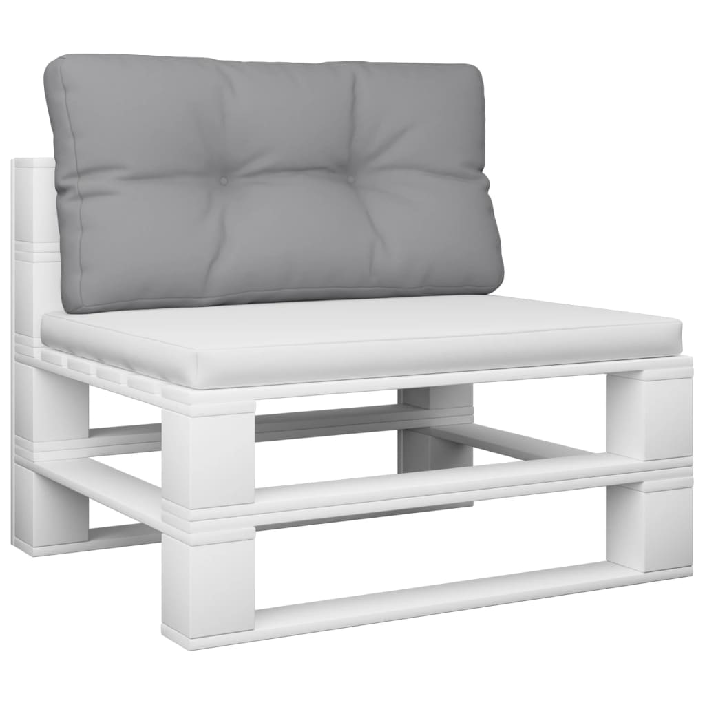 Vidaxx pallepude 80x40x12 cm stof grå