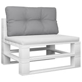 Vidaxx pallepude 80x40x12 cm stof grå