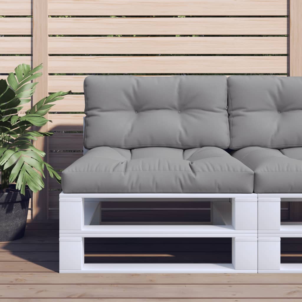 Vidaxx pallepude 80x40x12 cm stof grå