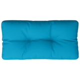 Vidaxl Palle Pushion 80x40x12 cm Stof lyseblå
