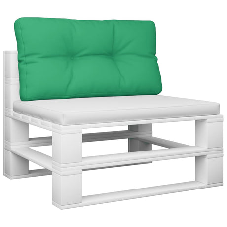 VidaXL pallepude 80x40x12 cm stof grøn