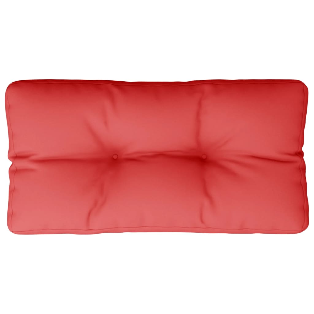 Vidaxl Palle Pushion 80x40x12 cm stof rød