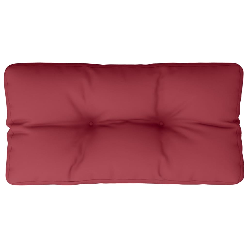 Vidaxx sofapude 80x40x12 cm stof vinrød