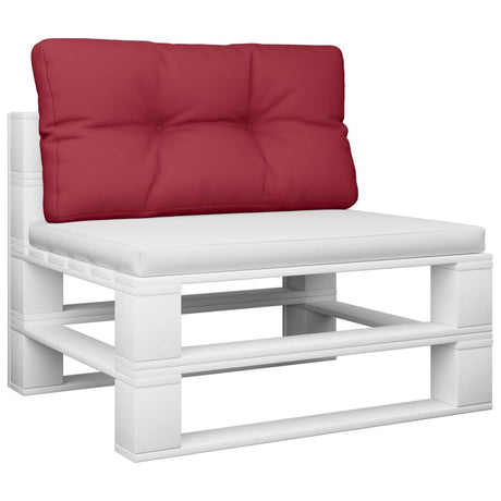 Vidaxx sofapude 80x40x12 cm stof vinrød