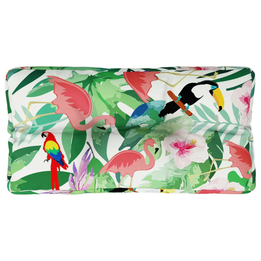 VidaXL pallepude 80x40x12 cm stof flerfarvet