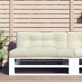 Vidaxl Pallet Pushion 120x40x12 cm stofcreme-farvet
