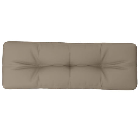 Vidaxl Palle Pushion 120x40x12 cm stof taupe