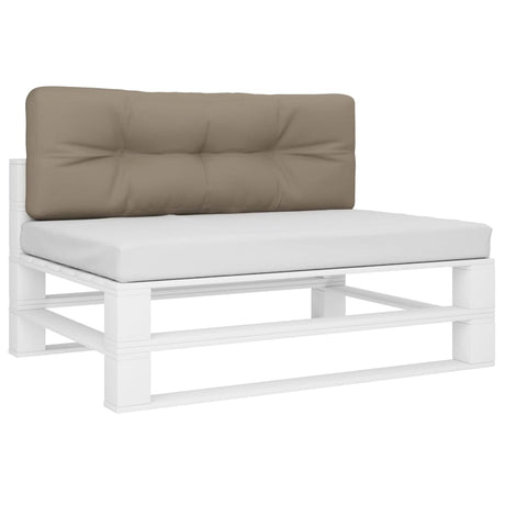 Vidaxl Palle Pushion 120x40x12 cm stof taupe