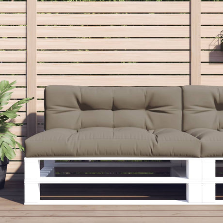 Vidaxl Palle Pushion 120x40x12 cm stof taupe