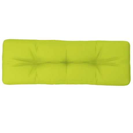 VidaXL pallepude 120x40x12 cm stof lysegrøn